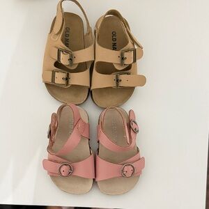 Old Navy Kids Sandals - Beige and pink